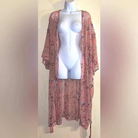 Floral Print Kimono - Picture 4 of 4